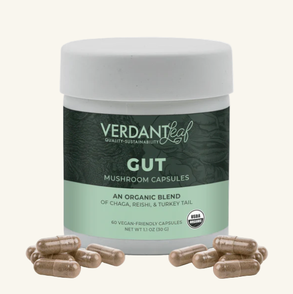Gut Mushroom Powder | Verdant Leaf